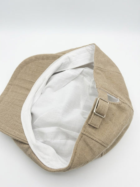 TAK :: Linen Drivers Cap
