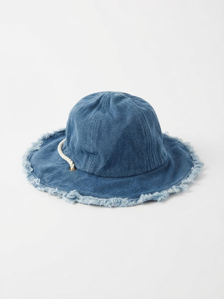 TAK :: Kids Hat - Canvas Fringed Bucket Hat