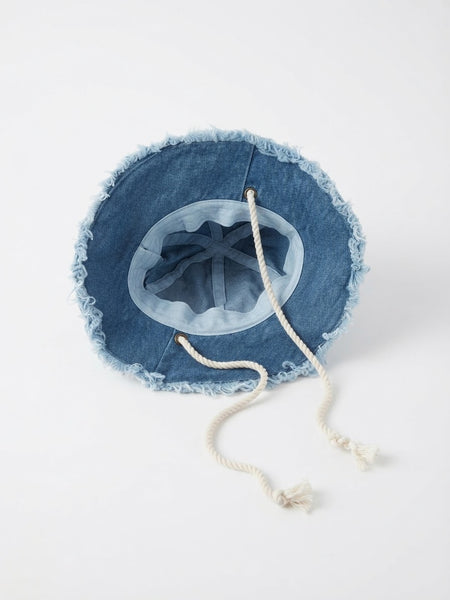 TAK :: Kids Hat - Canvas Fringed Bucket Hat