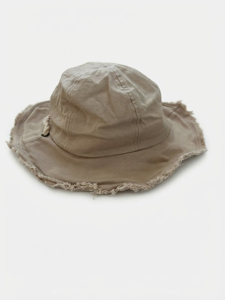 TAK :: Kids Hat - Canvas Fringed Bucket Hat