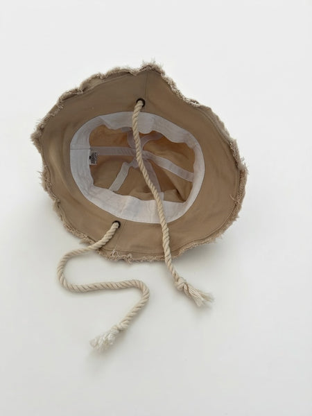 TAK :: Kids Hat - Canvas Fringed Bucket Hat