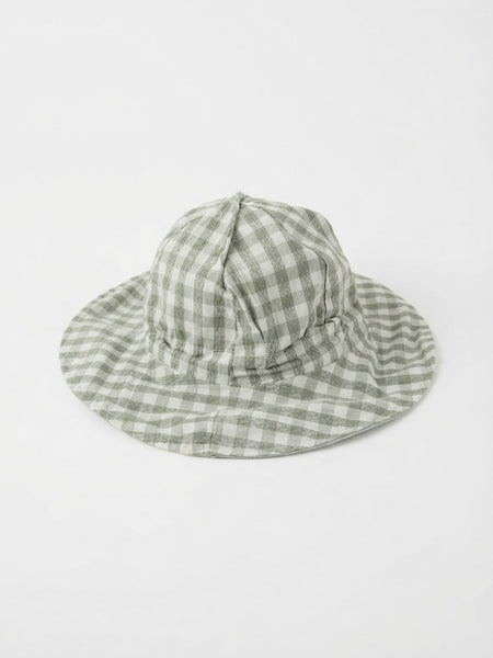 TAK :: Baby Hat - Gingham Reversible