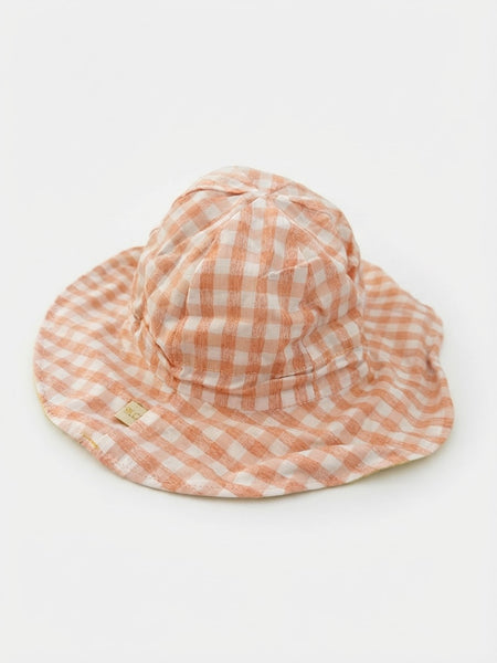 TAK :: Baby Hat - Gingham Reversible
