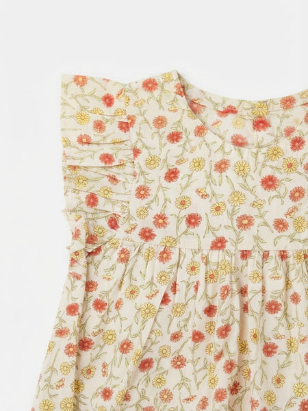 Cambia :: Daisy Chain Dress Frilled Sleeve