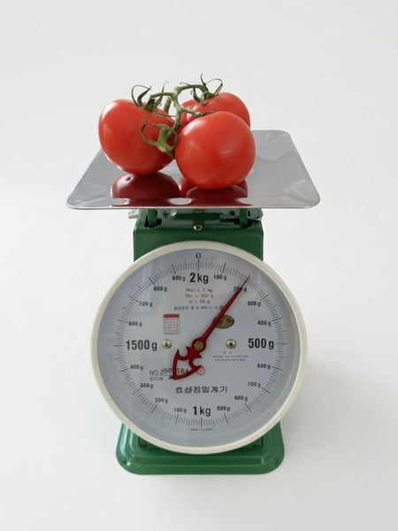 TAK :: Vintage Green Kitchen Scales