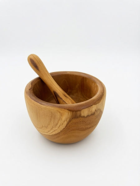 TAK :: Turned Wooden Mortar + Pestle