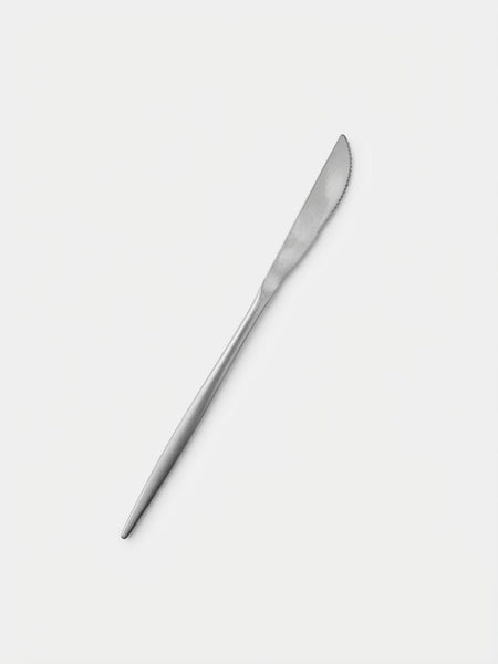 TAK :: Brushed Stainless Steel Petite Serving Fork and Spoon and Knife