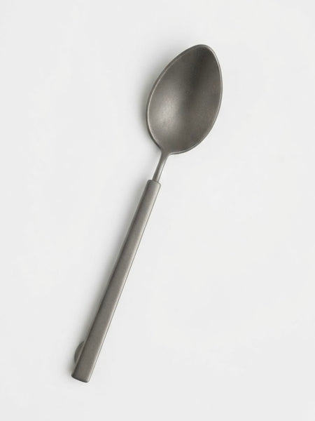 TAK :: Brushed Stainless Steel Petite Serving Fork and Spoon and Knife