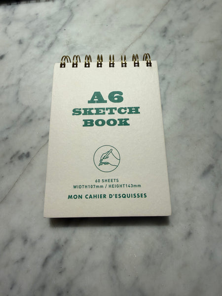 Mon Cahier D'Esquisses :: Spiral Sketch Book