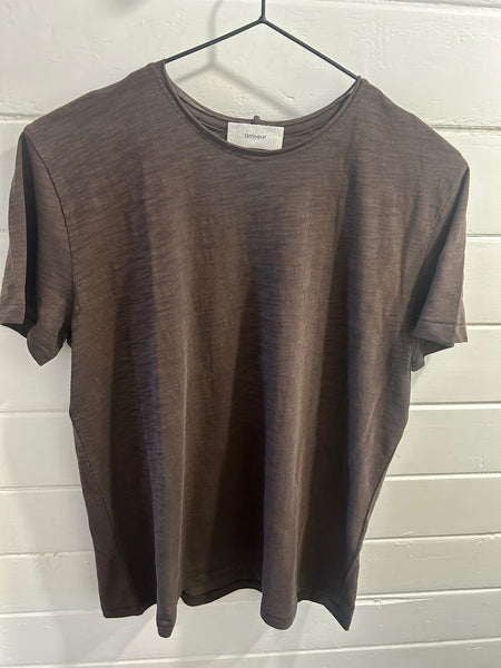 Statement :: Raw Edge Short Sleeve Tee