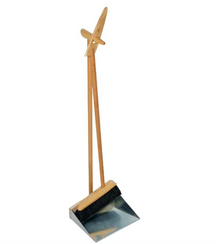 Redecker :: Dust Pan & Brush set - 90cm