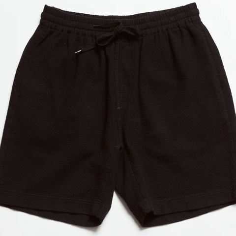 Mr Simple :: Burbank2 Waffle Short - Black