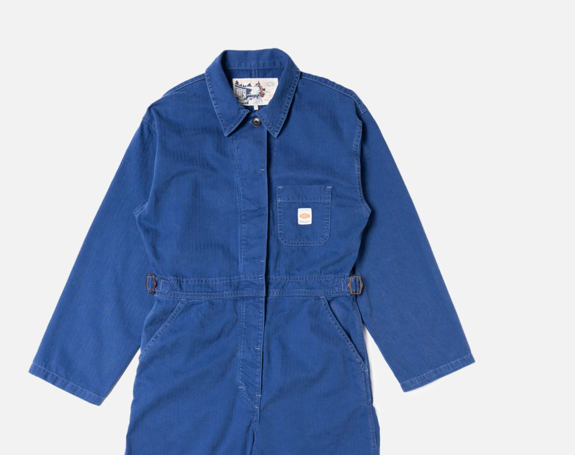 Nudie Jeans Co Ella Herringbone Boilersuit Our Corner Store