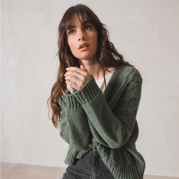 Indi and Cold :: Chaqueta Cable Knit Cardigan Range - 231