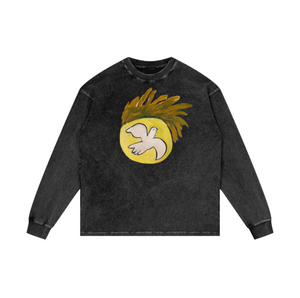 Jordy Sos :: Organic Cotton Long Sleeve Tee in Peace Dove