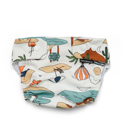 CryWolf :: Reusable Swim Nappy - Paradise