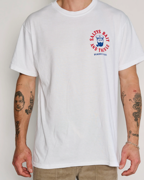 Salty's Short Supply :: Bait and Tackle Tee