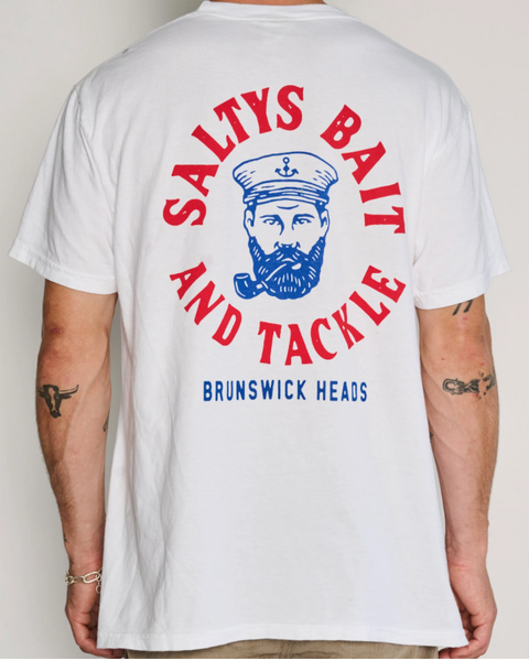 Salty's Short Supply :: Bait and Tackle Tee