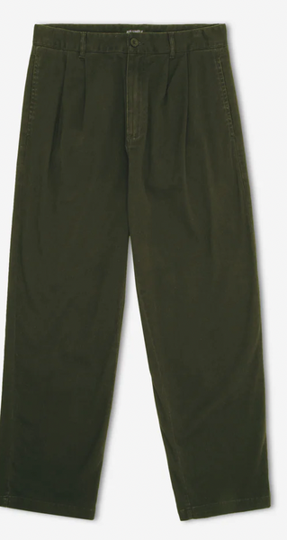 Mr Simple :: Brooklyn Pleated Pant - Dark Green