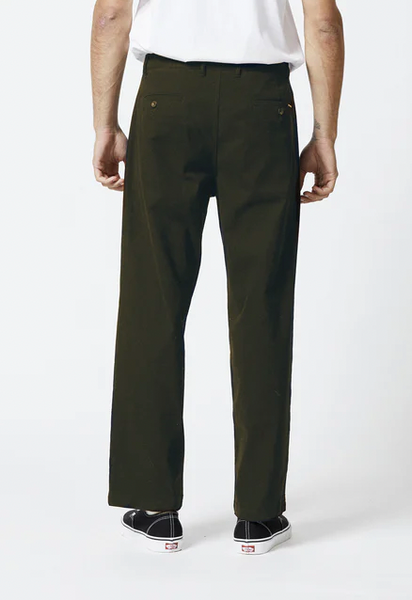 Mr Simple :: Brooklyn Pleated Pant - Dark Green