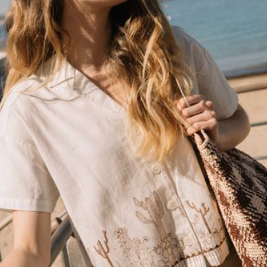 Indi and Cold :: Cotton Cactus Shirt - 910