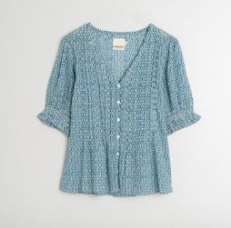 Indi and Cold :: Elastic Short Sleeve Shirt - 171