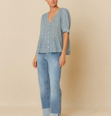 Indi and Cold :: Elastic Short Sleeve Shirt - 171