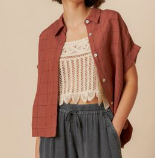 Indi and Cold :: Window Pane Check Shirt - 221