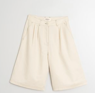 Indi and Cold :: Gabardine Contrast Bermuda Shorts - 296