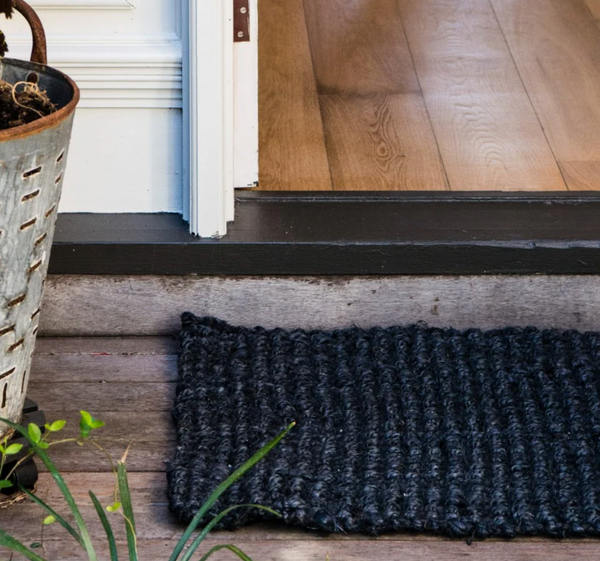Zebra Home :: Graphite Jute Mat