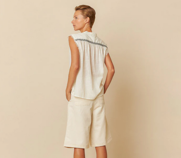 Indi and Cold :: Embroidered Short Sleeve - 246