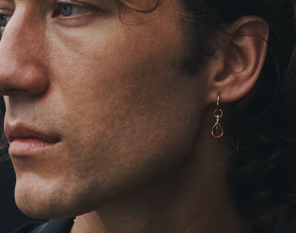 Temple of the Sun :: Mirren earrings Carnelian Gold Vermeil