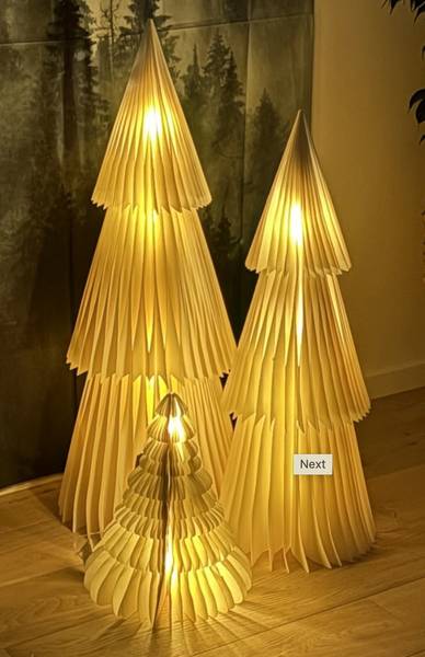 Nordic Rooms :: Deluxe Tree Tall- Off-White LED Light- 95cm