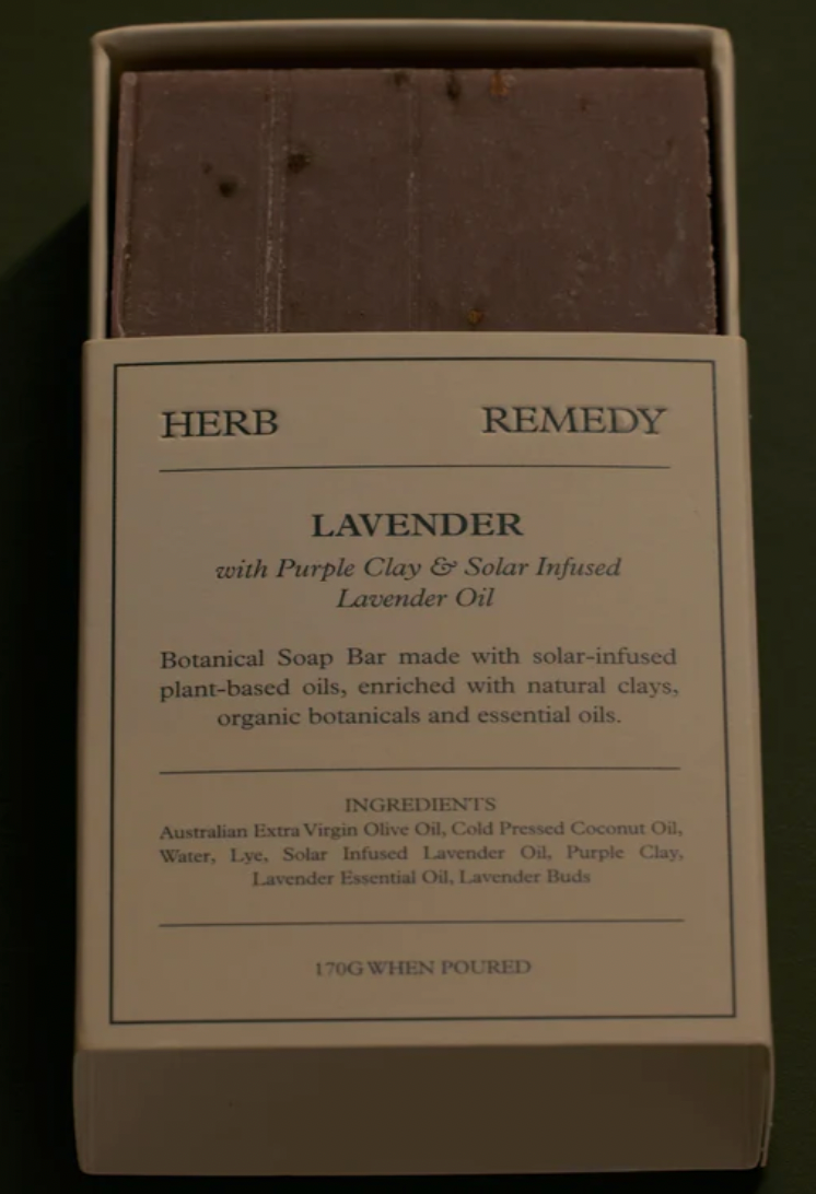 Herbal Remedy :: Lavender with Purple Clay Solar Infused Lavender Oil