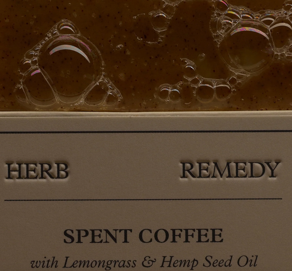 Herbal Remedy :: Spent Coffee with Lemongrass Hemp Seed Oil