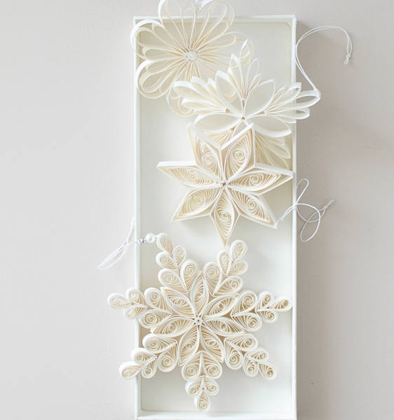 Nordic Room :: Quilling Star Trio - Off White