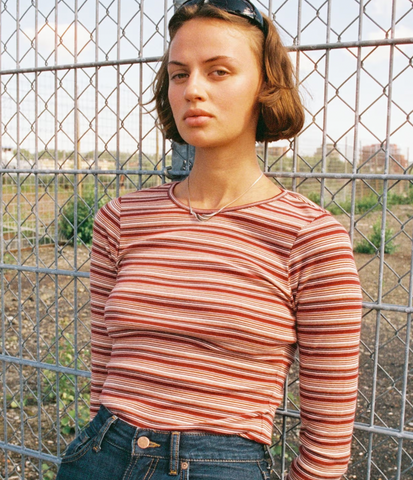 Nudie Jeans Co :: Jessy LS T-Shirt Striped Rib