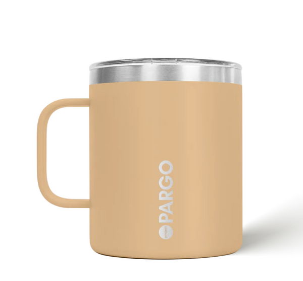 Project Pargo :: 12 oz Insulated Mug - Desert Sand