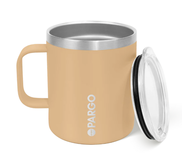 Project Pargo :: 12 oz Insulated Mug - Desert Sand