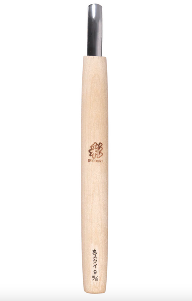 Irodori :: Spoon Bowl Chisel - Bent 9mm U Gouge