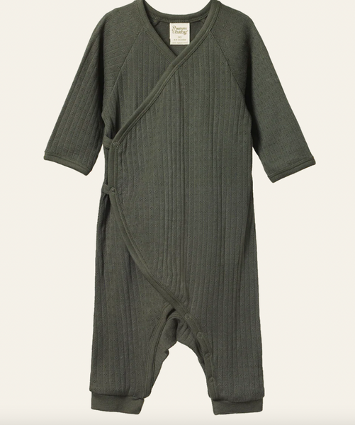 Nature Baby :: Kimono Stretch and Grow Pointelle