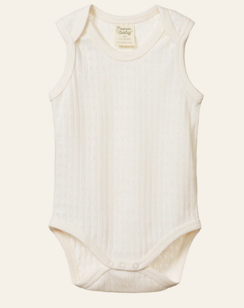 Nature Baby :: Singlet Bodysuit Pointelle
