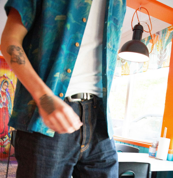 Nudie Jeans Co :: Arvid Hawaii Shirt Deep Sea