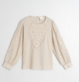 Indi and Cold :: Romantic Embroided Blouse - 222