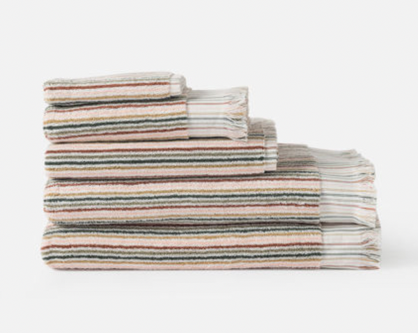 Citta :: Alice Cotton Bath Towel Range - Moss Multi