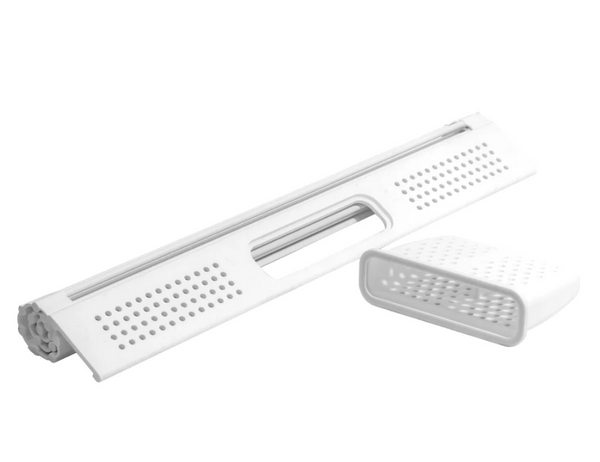 Designstuff :: Folding Dish Rack with Cutlery Holder