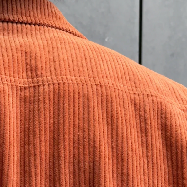 Mr Simple :: Stockyard Sherpa Cord Jacket - Brick
