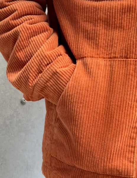 Mr Simple :: Stockyard Sherpa Cord Jacket - Brick