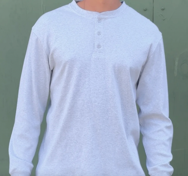 Mr Simple :: Brad Long Sleeve Henley