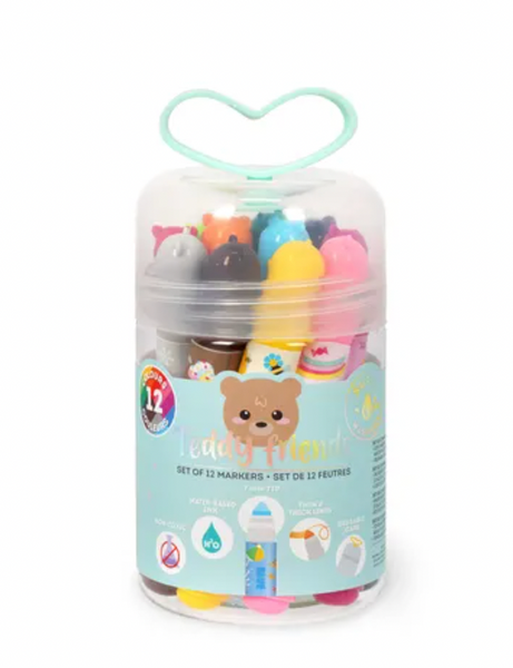 Legami :: Set of 12 markers - Teddy Friends